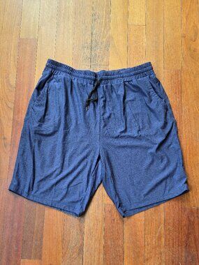 32 Cool Navy Jersey Style Athletic Shorts Big & Tall Size XXL